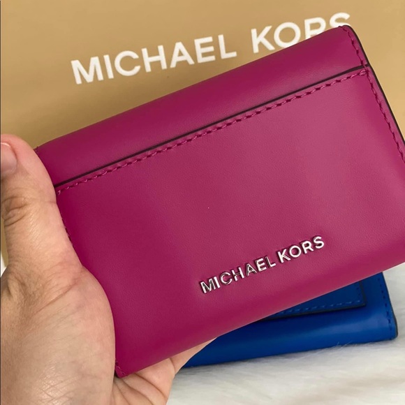 MK SMALL FLAP WALLET LEATHER - Picture 4 of 7